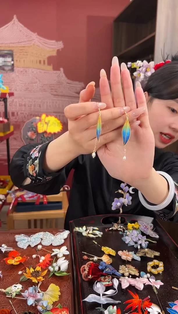 【闪购商品】刺绣苏绣世家非遗手工（耳环）