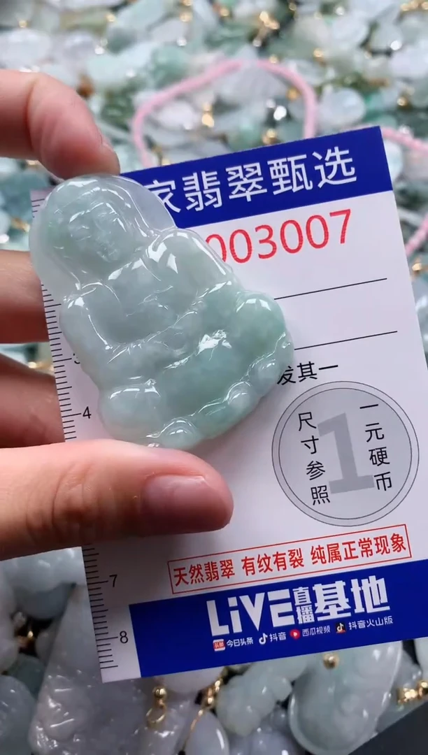 翡翠未镶嵌吊坠(不含链)3007