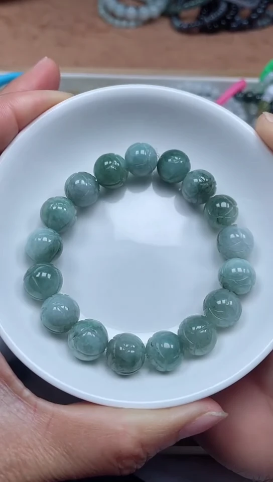 【闪购商品】翡翠手链未镶嵌卡12