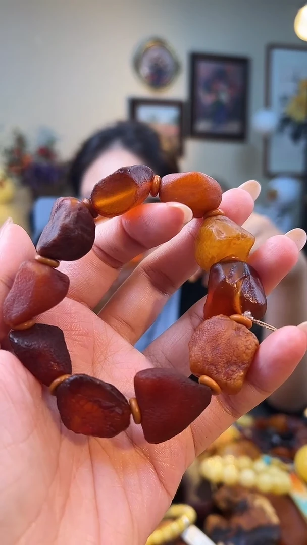 手串琥珀未镶嵌手串