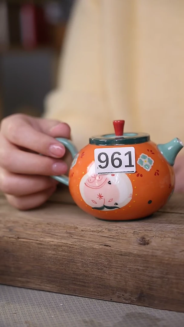 【闪购商品】瓷片手绘·杯/设计师 xudu 款 小壶