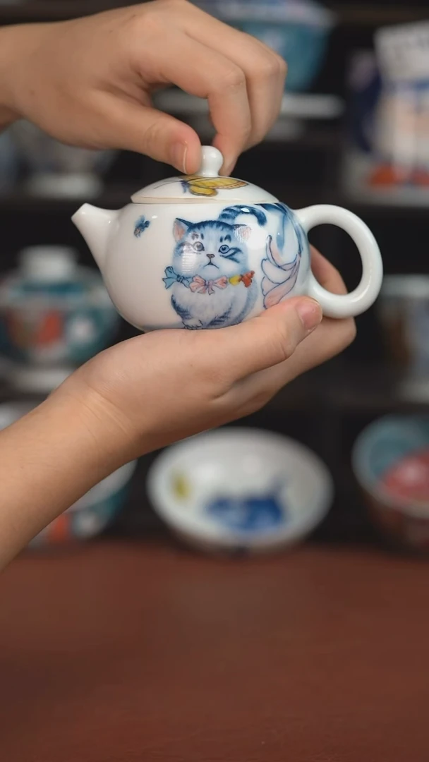 老师作品墨渊小壶  （微瑕福利 ）