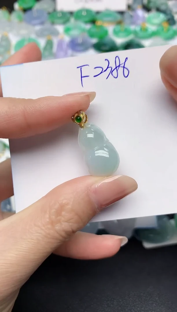 颈饰未镶嵌翡翠天然缅甸A货翡翠百元以上9元证书费自理