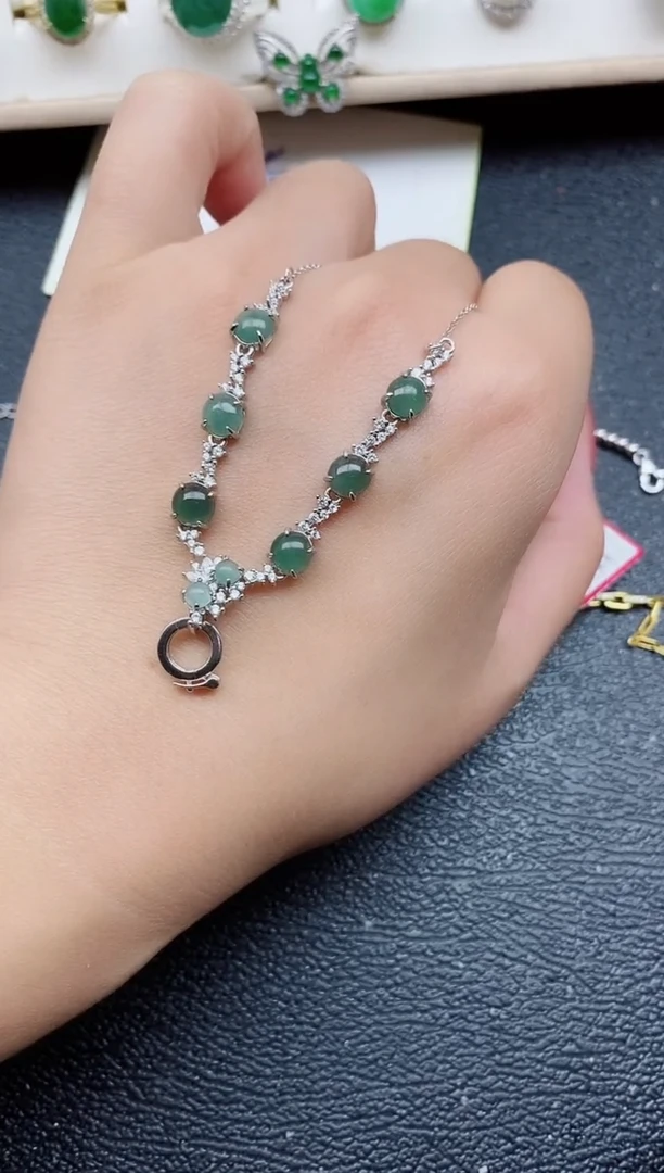 【闪购商品】翡翠戒指银S925镶嵌11111