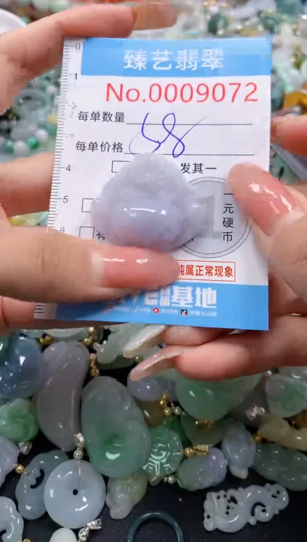 翡翠未镶嵌吊坠(不含链)9072