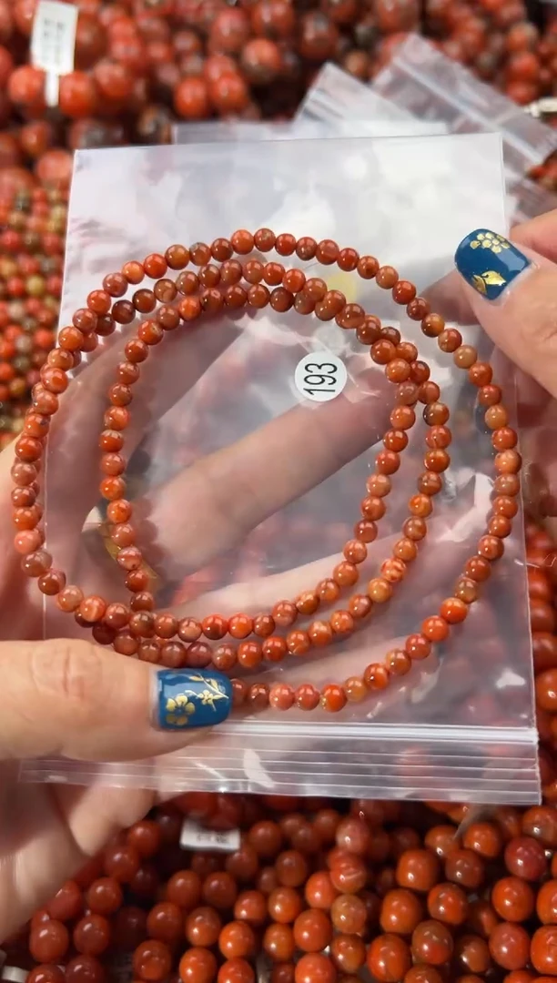 未镶嵌手串南红玛瑙4+