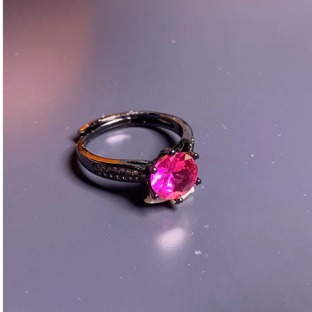 A1028经典时尚饰品红色戒指简约（1）