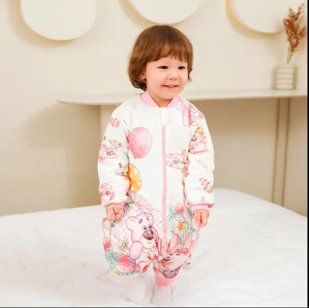 【真恒温】婴儿睡袋春秋冬加厚分腿脱袖睡袋宝宝防踢被