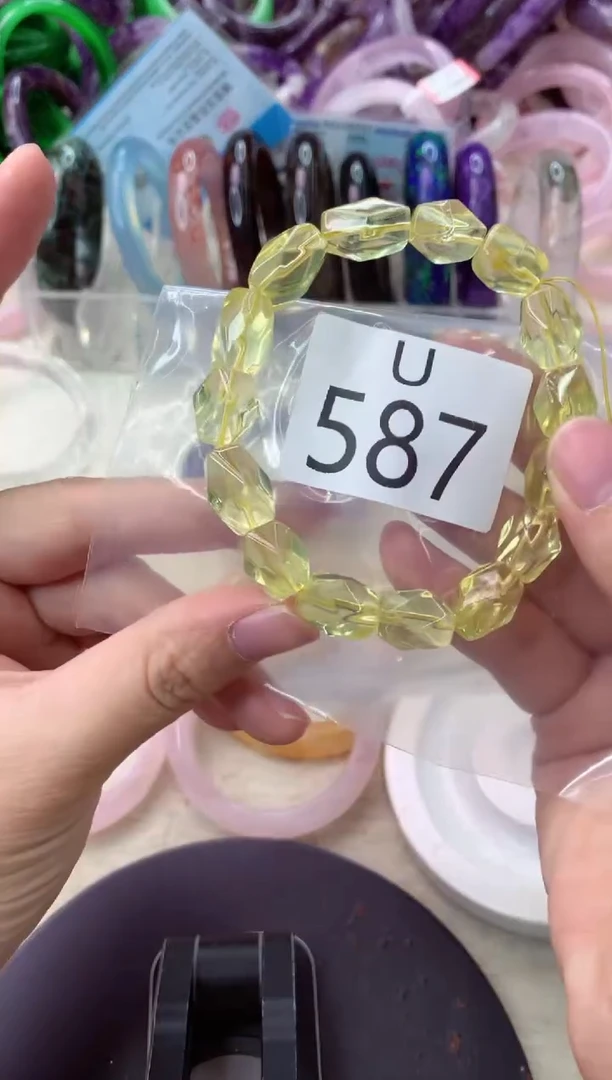 未镶嵌手镯水晶U587-9M+