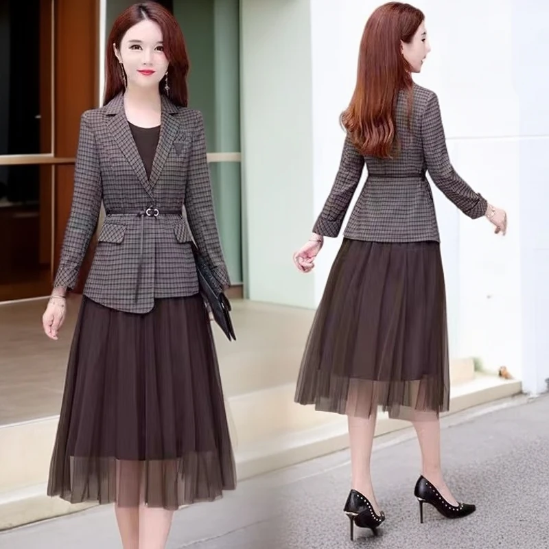 027#【木兮兮专属】2025年秋季新款气质显瘦时尚休闲百搭套装女