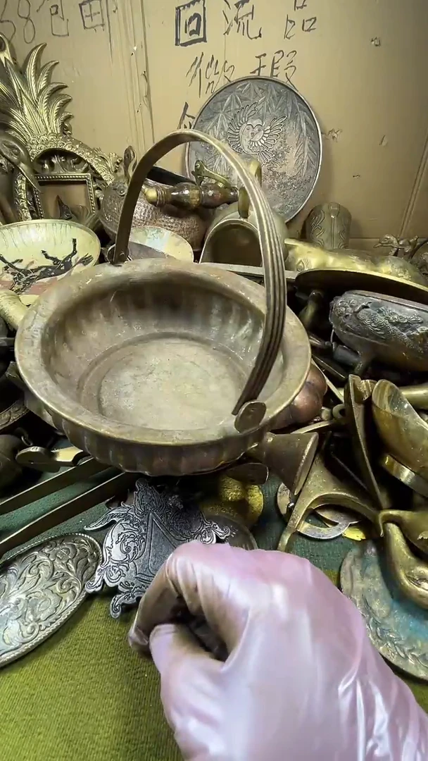 @**缘亿锦铜回流铜器摆件43