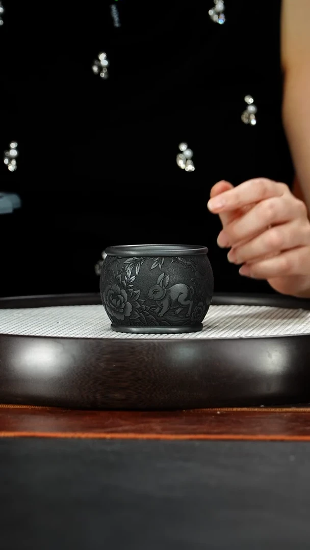 茶壶紫砂宜兴原矿紫砂23（兔版面）