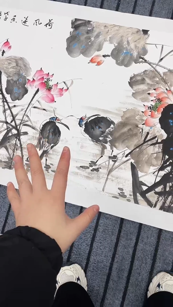 精品国画四尺花鸟