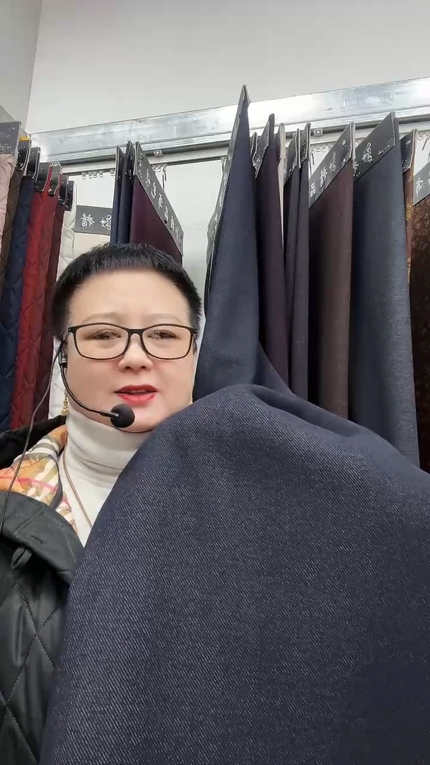 牛仔羊绒蓝色1.2米