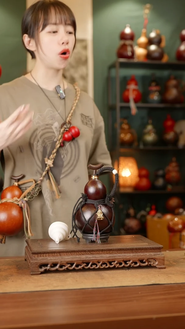 46号精品天然大漆酒葫芦一物一拍~