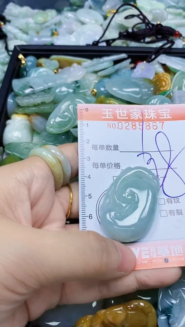 翡翠未镶嵌颈饰闪购0285867