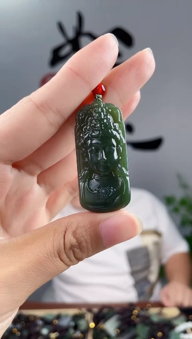 和田玉未镶嵌颈饰拍一发一，多样性发货