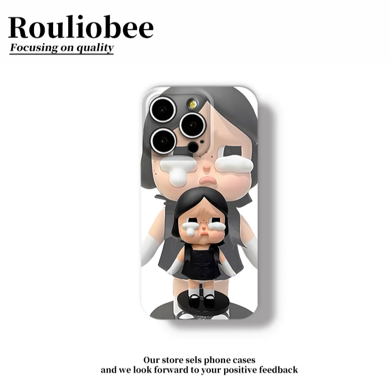 赫本风哭娃适用苹果17/16promax菲林手机壳华为p50vivo小米14oppo