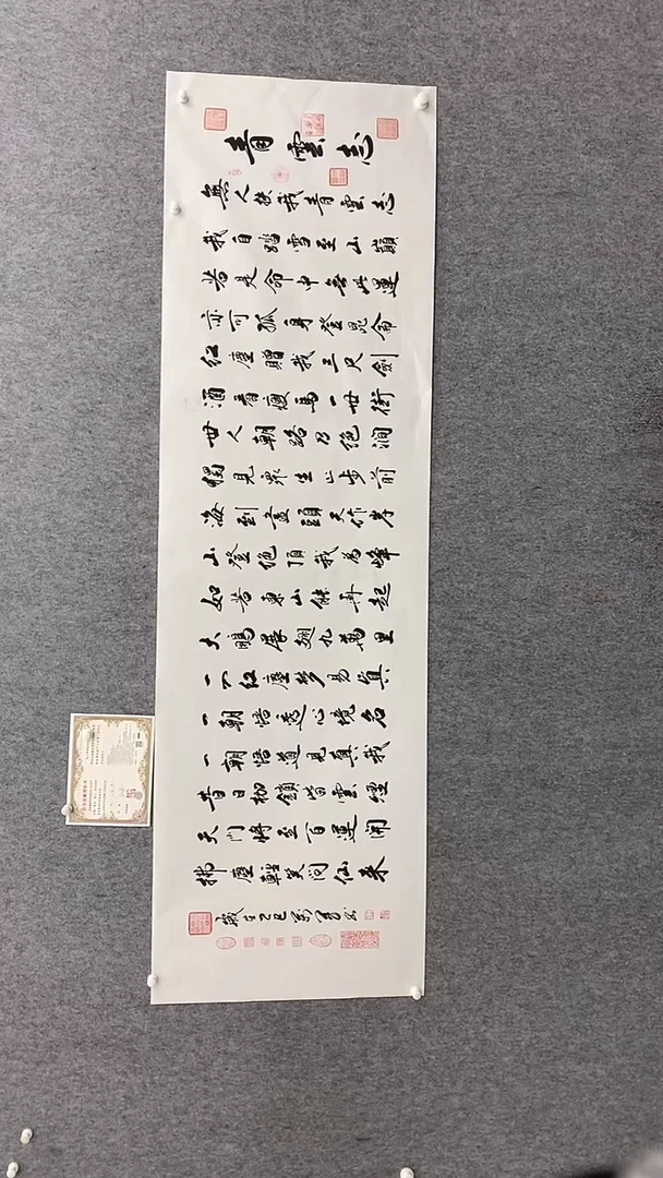 书法王万军老师240*70《青云志》