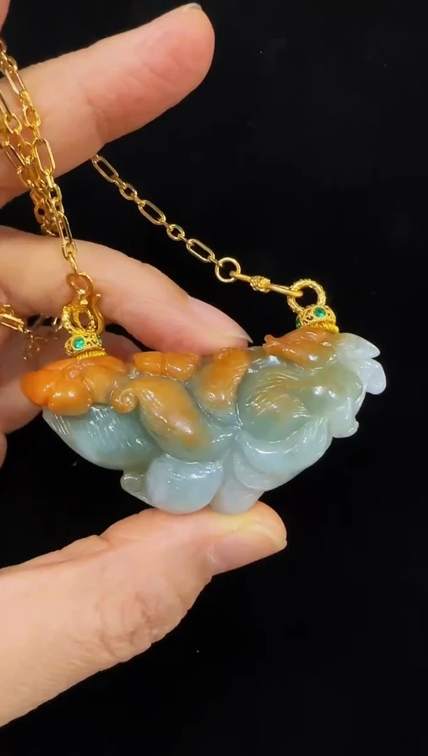 颈饰未镶嵌翡翠国风