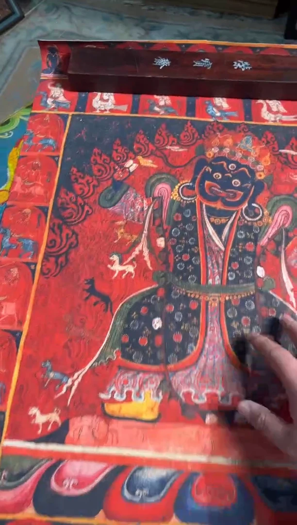 卷轴画旭旭的唐卡tk160