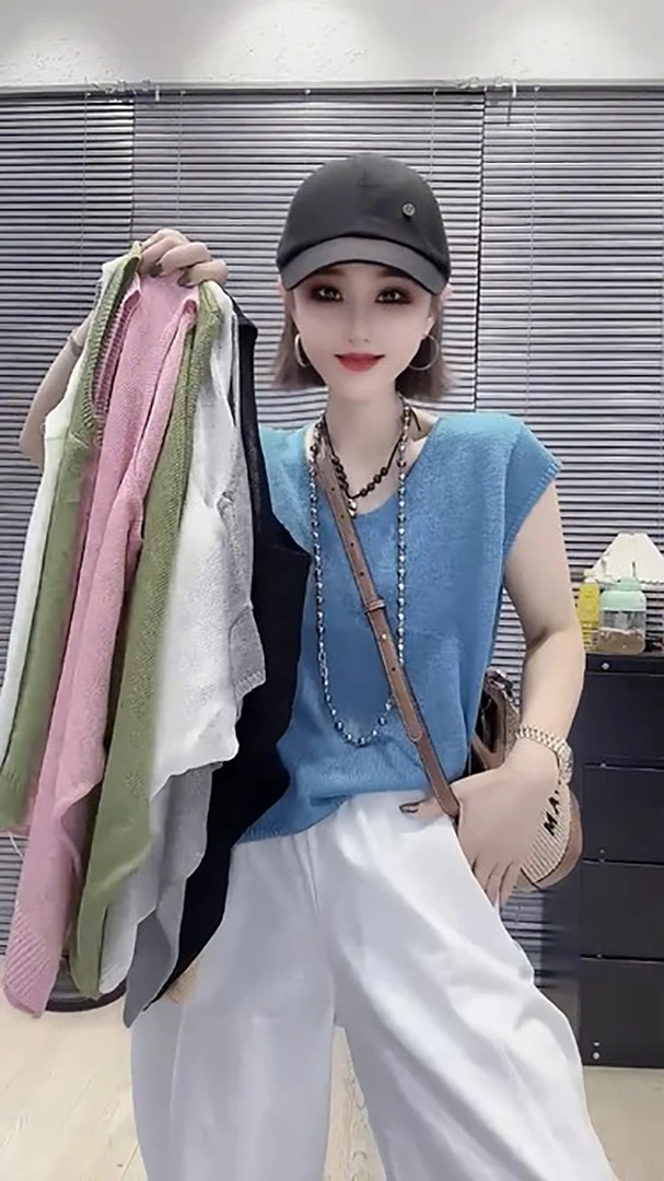 独特气质上衣女2025夏季清新纯色时尚简约舒适休闲风小衫T恤潮