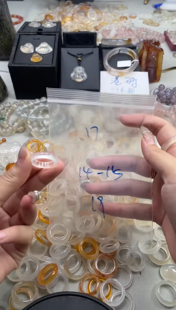 未镶嵌戒指玛瑙/玉髓17