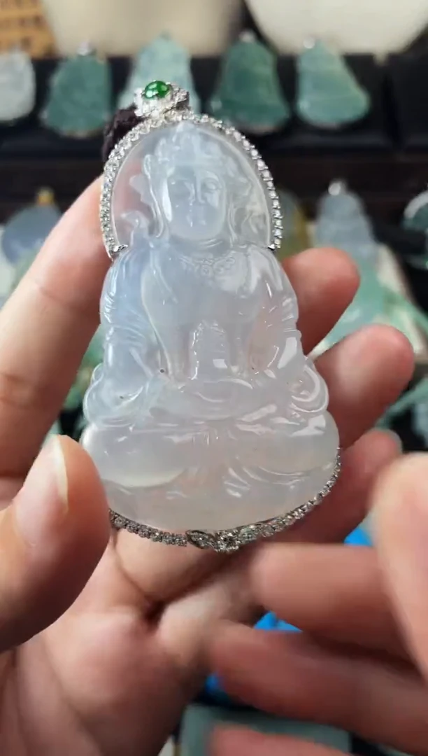 未镶嵌定制翡翠管*5004毛货不退不换