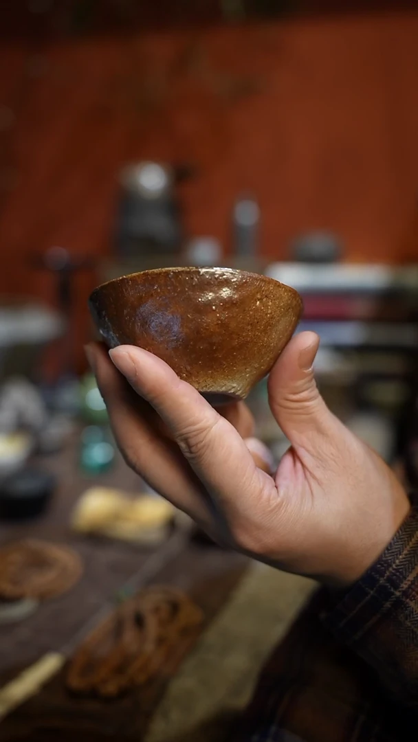 【闪购商品】原创手作柴烧主人杯