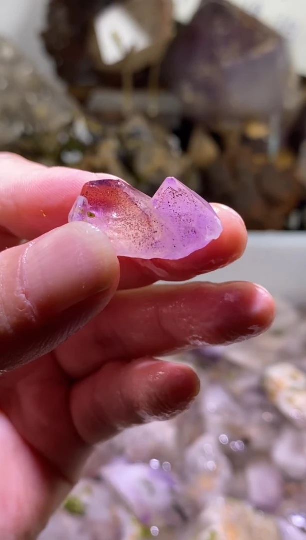 未镶嵌珠宝半成品水晶40号四川花园水晶