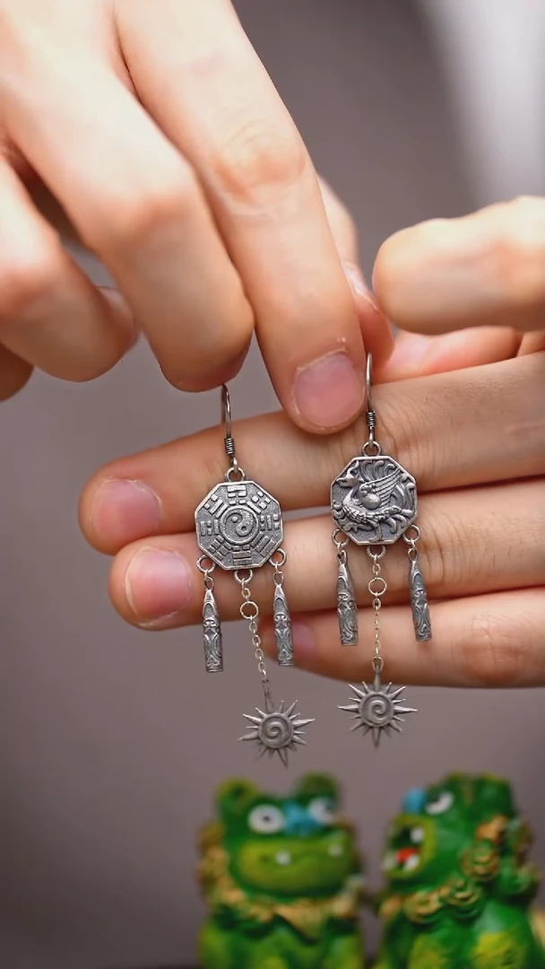 【闪购商品】刺绣黔东南苗族刺绣八卦朱雀