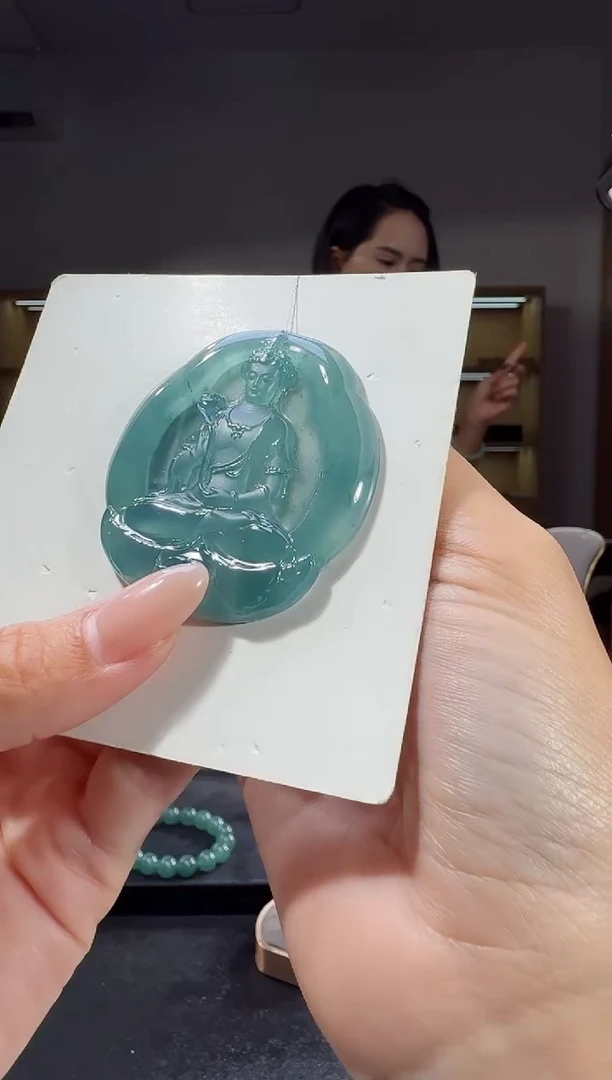 吊坠(不含链)未镶嵌翡翠观音