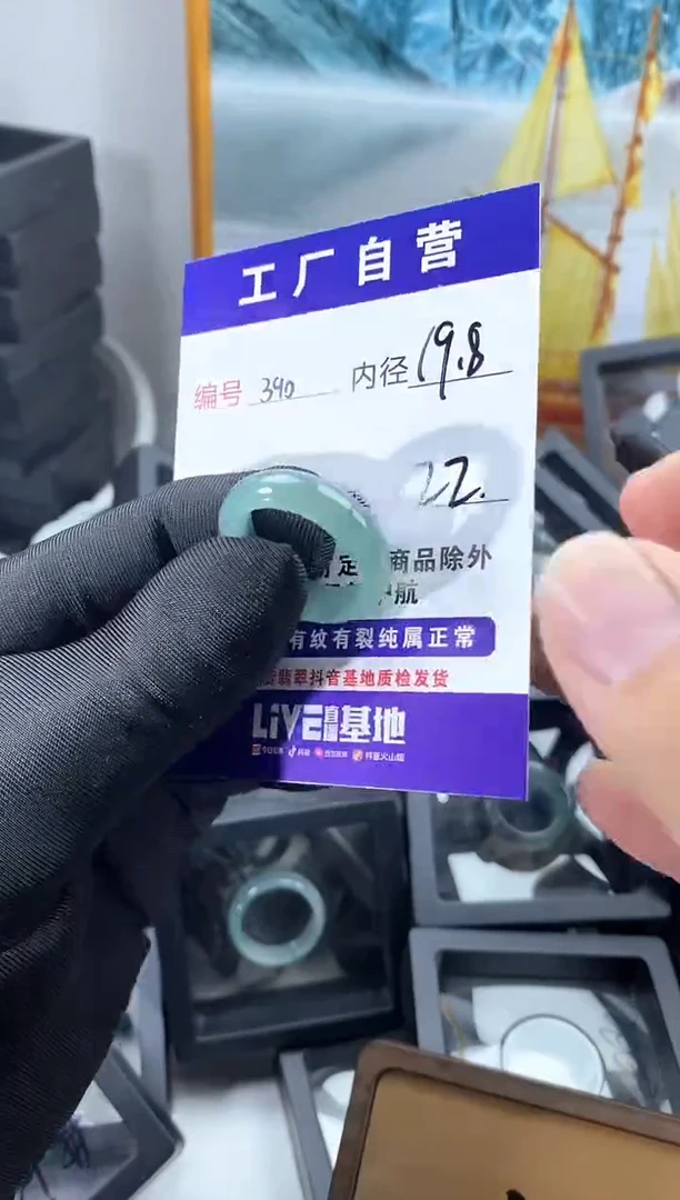 未镶嵌戒圈翡翠390