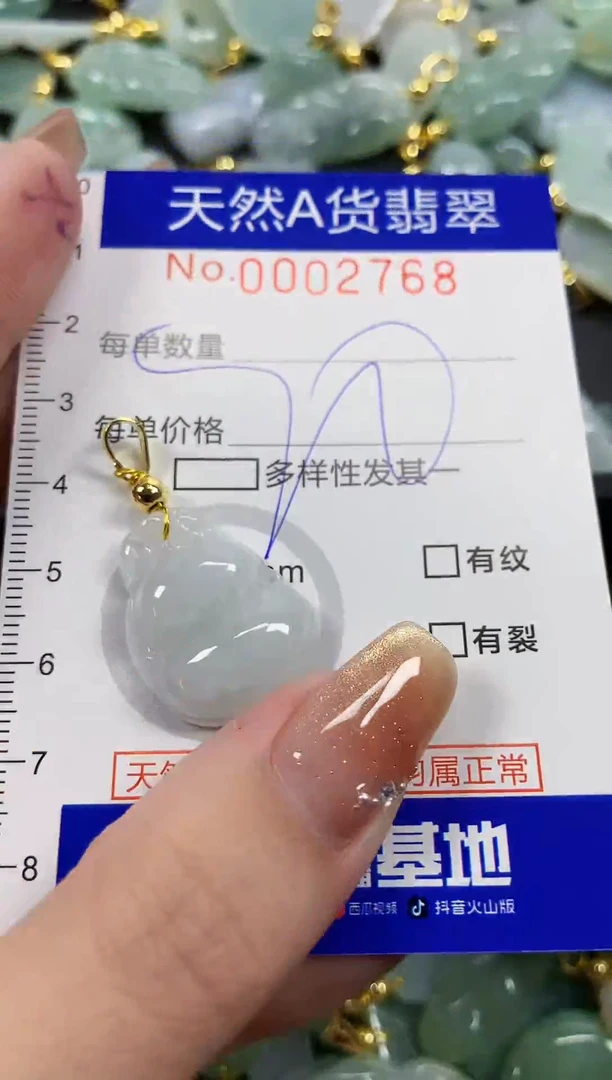 颈饰未镶嵌翡翠天然A货翡翠