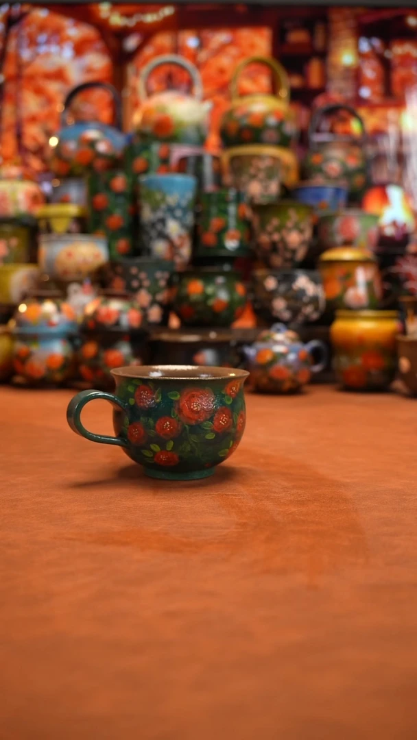 油画   釉下彩   杯子