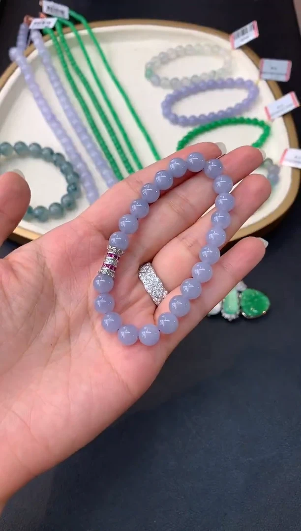 未镶嵌手串翡翠S202|6800