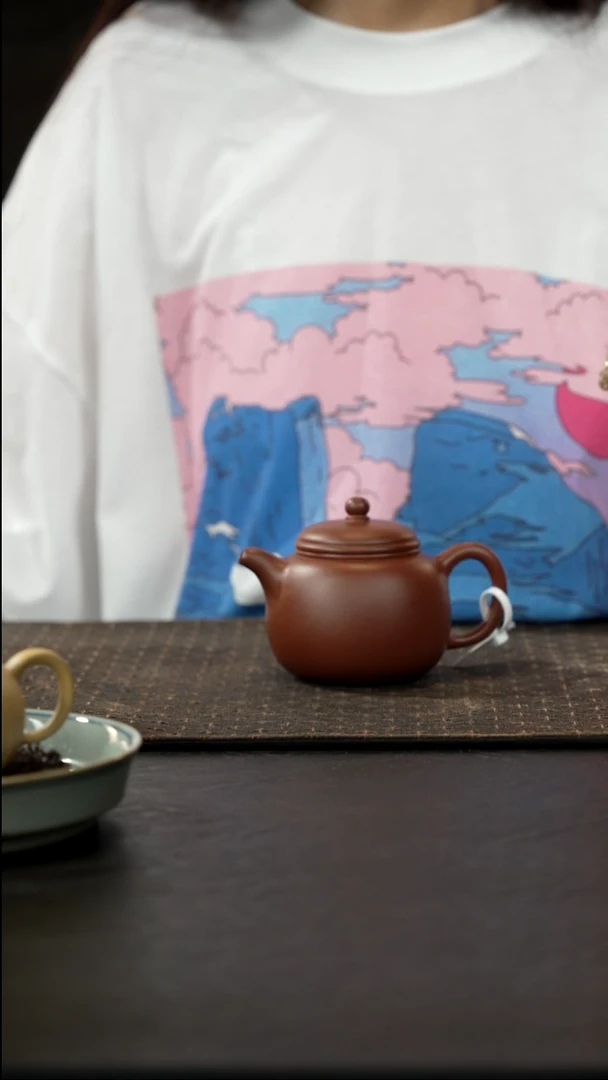 茶壶紫砂底槽清匏樽壶200cc