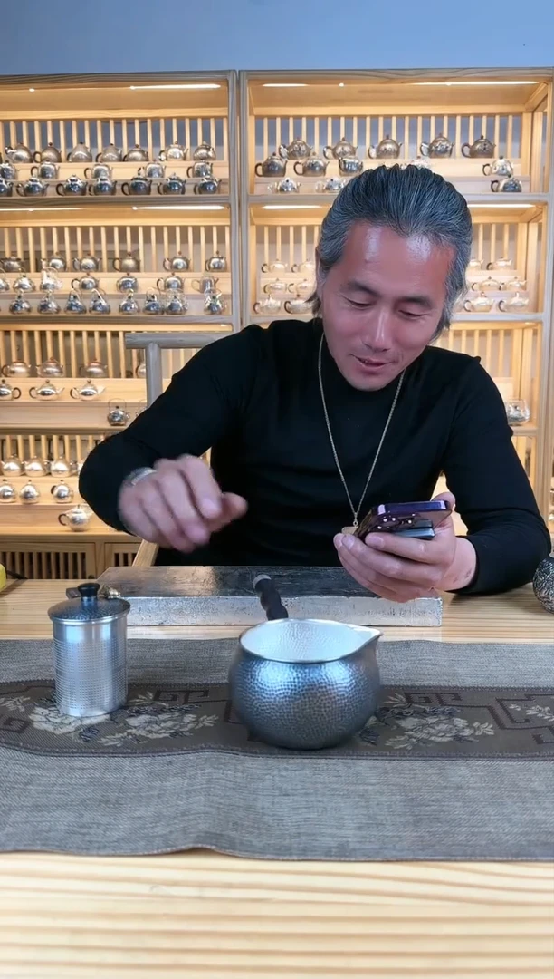 【闪购商品】分离式煮茶器足银茶壶