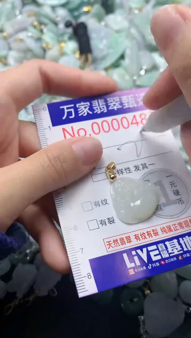 吊坠(不含链)未镶嵌翡翠0483