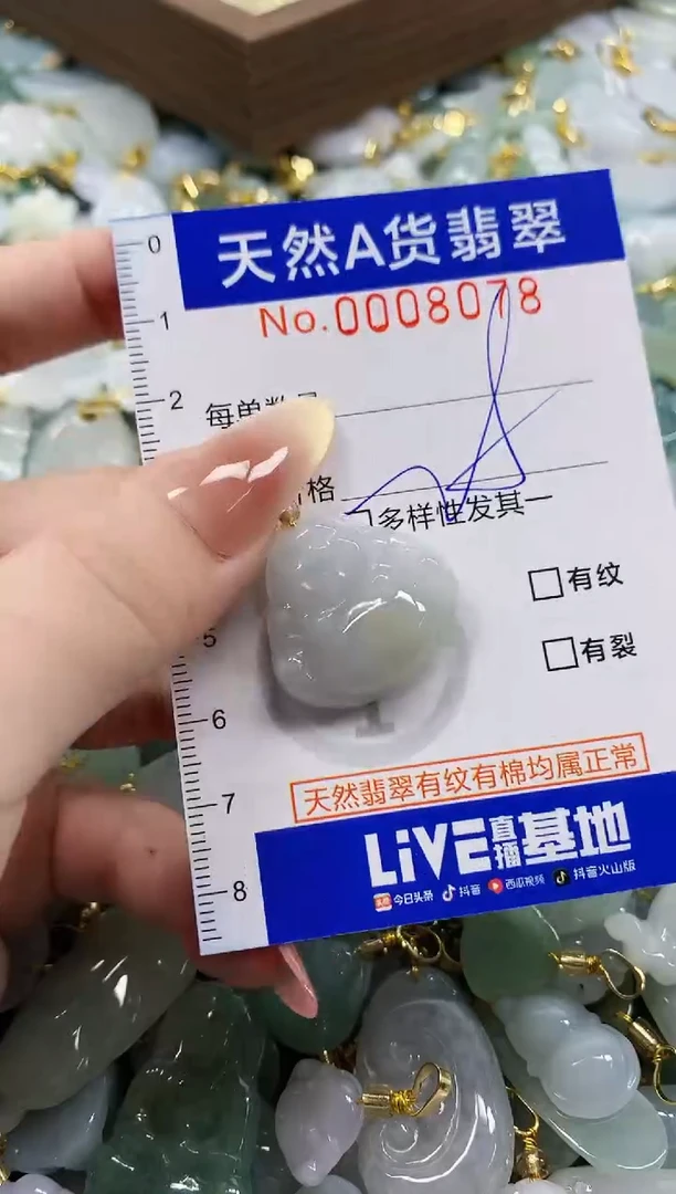 颈饰未镶嵌翡翠天然A货翡翠