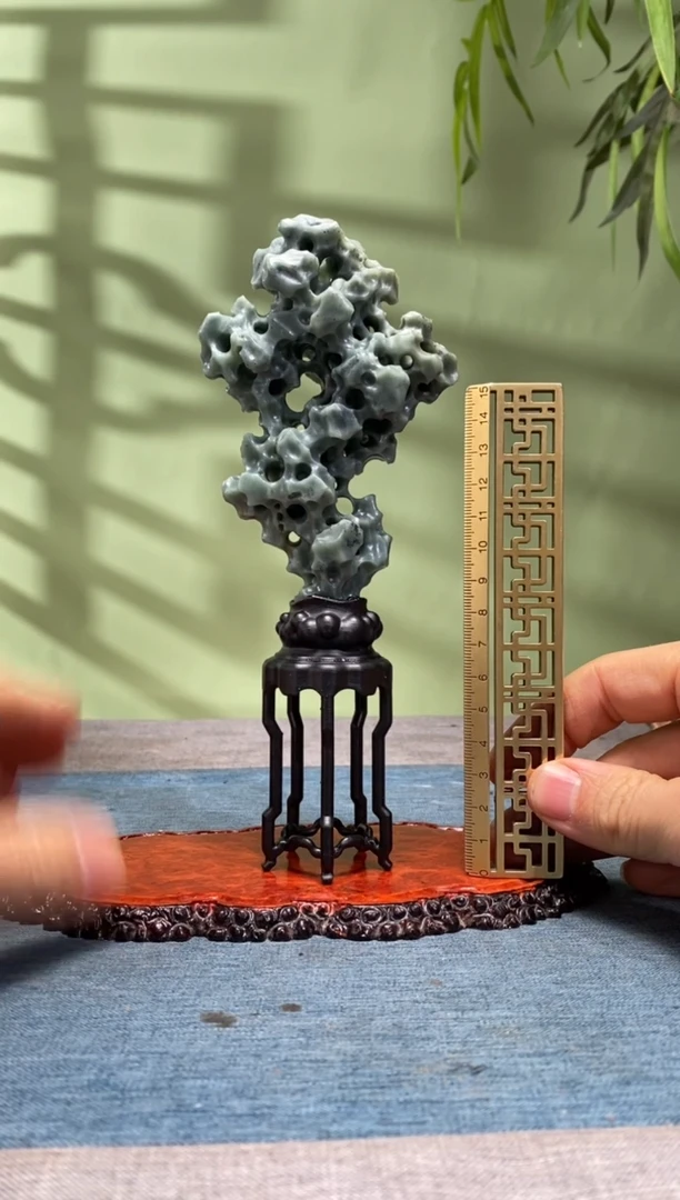 石材树脂底座  石头是云南绿