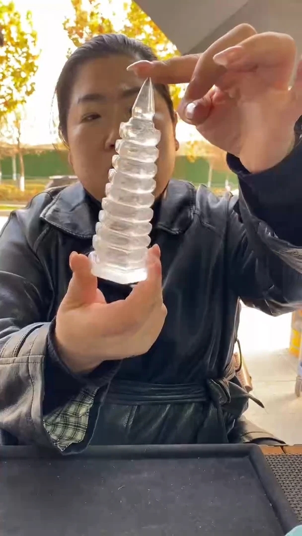 未镶嵌珠宝半成品水晶白水晶文昌塔D776