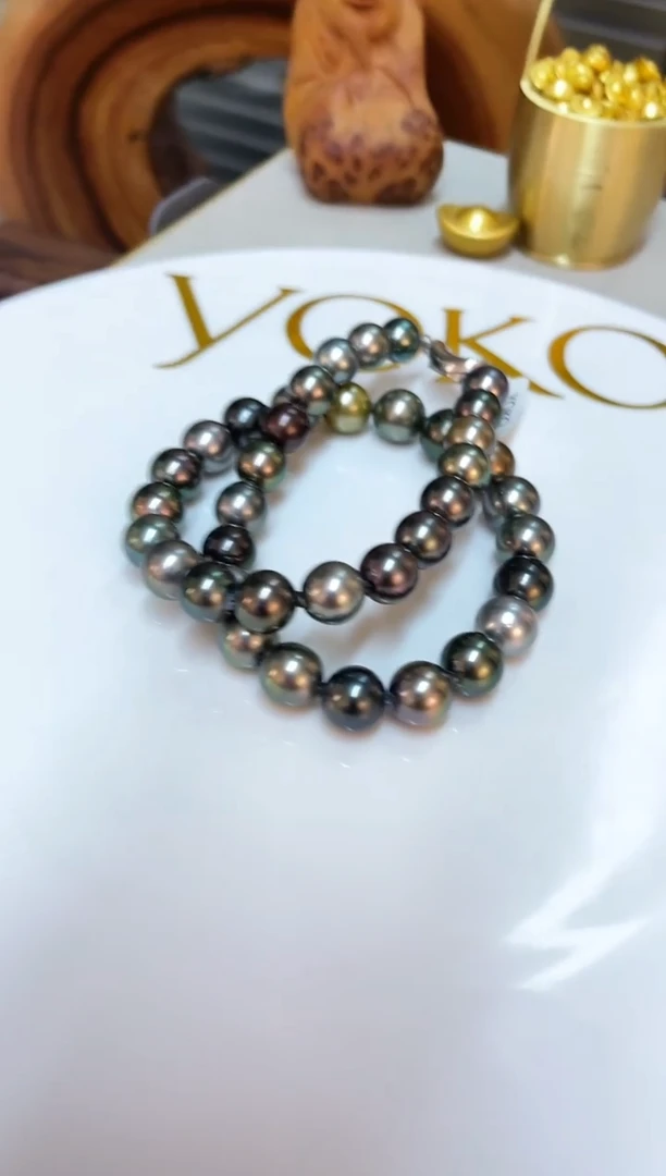 银S925镶嵌颈饰海水珍珠10-12mm