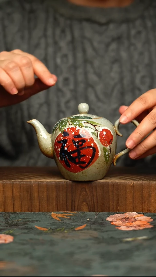 杯釉下彩手工手绘同款陶器