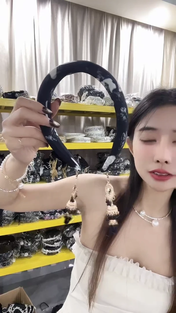 合金布艺高定发箍