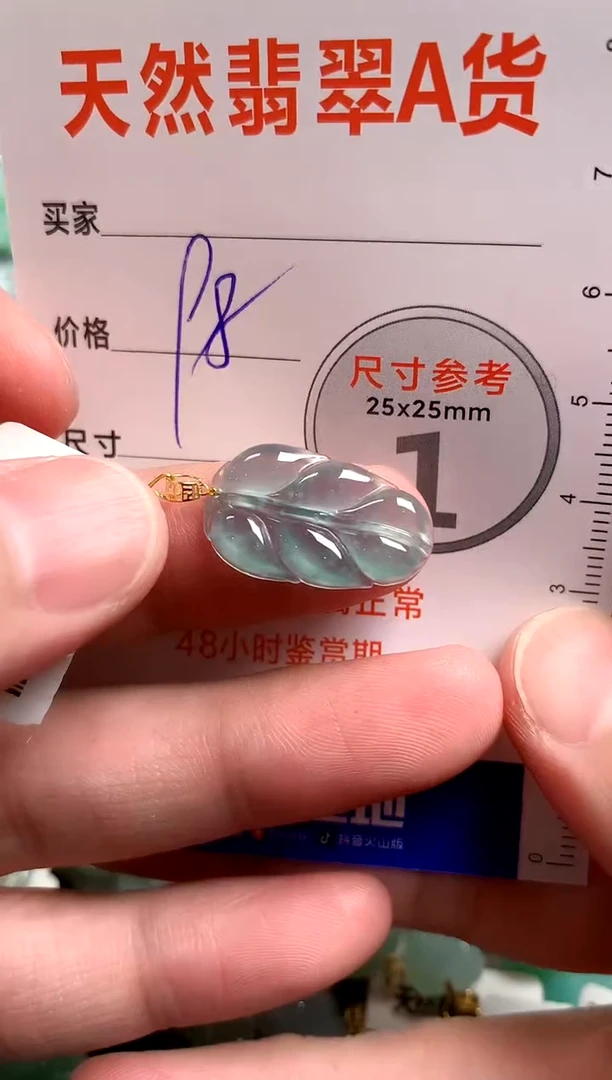【闪购商品】翡翠颈饰18K金镶嵌13008690