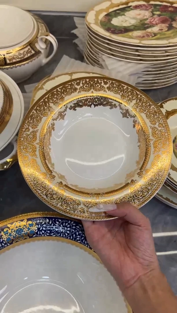 瓷片8.5寸草帽盘2个一单尾单