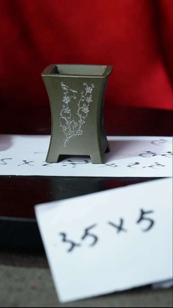 宜兴紫砂花盆小盆3.5*5