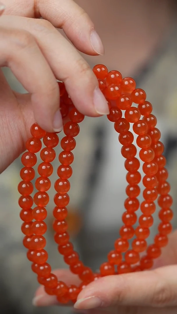 未镶嵌R15（多样性发一件）南红玛瑙多圈