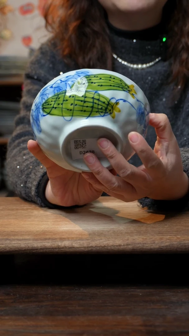 【闪购商品】碗福利1件套  高温釉下彩手工手绘